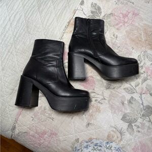 Platform booties